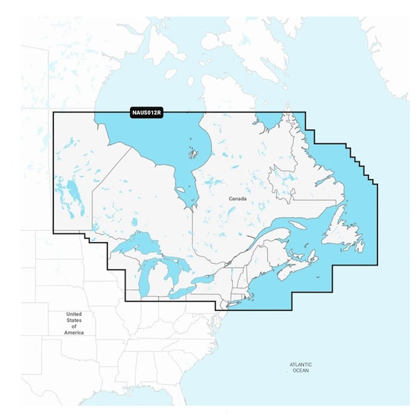 Navionics NAUS012R - Canada, East, Great Lakes -+ 010-C1466-30 - main